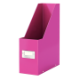 Suporturi si tavite pentru documente - Suport documente A4, vertical, carton laminat, roz, Leitz Click&Store thumbnail