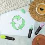 Markere si evidentiatoare - Textmarker, varf tesit 1-5mm, galben, Schneider Job thumbnail