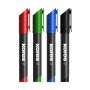 Markere si evidentiatoare - Marker permanent, varf rotund 3.0mm, rosu, Kores XP1 thumbnail