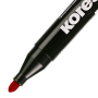 Markere si evidentiatoare - Marker permanent, varf rotund 3.0mm, rosu, Kores XP1 thumbnail