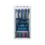 Rollere - Roller cu cerneala, varf conic 0.3mm, 4 culori/set, Schneider One Hybrid thumbnail