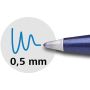 Rollere - Roller cu cerneala, varf 0.5mm, albastru, Schneider Topball 847 thumbnail