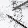 Creioane mecanice si grafit - Creion grafit, fara lemn, 3B, fara radiera, Faber-Castell Monochrome Pitt thumbnail