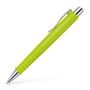 Pixuri - Pix cu pasta, varf 0.7mm, corp lime, scris albastru, Faber-Castell Poly Ball XB thumbnail