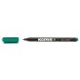 Markere si evidentiatoare - Marker CD/DVD, varf rotund 1.0mm, verde, Kores thumbnail