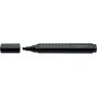 Markere si evidentiatoare - Marker permanent, varf tesit 4.0mm, negru, Faber-Castell 1505 Grip thumbnail