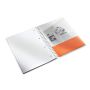Caiete si blocnotesuri - Caiet cu spira A4, 80 file, coperta PP, dictando, albastru metalizat,  Leitz WOW thumbnail