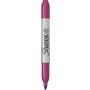Markere si evidentiatoare - Marker permanent, 2 capete, varf fin 0.5/0.9mm, berry, Sharpie Twin Tip thumbnail