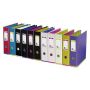 Bibliorafturi - Biblioraft plastifiat int-ext A4, 80mm, negru/roz, Elba MyColour thumbnail