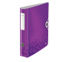 Bibliorafturi - Biblioraft polyfoam A4, 50mm, 180 grade, mov metalizat, Leitz Active WOW thumbnail