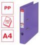 Bibliorafturi - Biblioraft plastifiat int-ext A4, 50mm, mov, Esselte Standard No.1 thumbnail