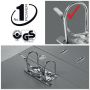 Bibliorafturi - Biblioraft plastifiat int-ext A4, 50mm, mov, Esselte Standard No.1 thumbnail
