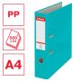 Bibliorafturi - Biblioraft plastifiat A4, 75mm, turcoaz, Esselte Economy thumbnail