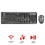 Periferice PC - Kit tastatura + mouse Wireless, 2.4 GHz, negru, Trust Nova thumbnail