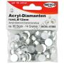 Accesorii creatie, strasuri/diamante acrilice, Ø 12mm, 60 buc/set, cristal, Meyco thumbnail