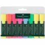 Markere si evidentiatoare - Textmarker, varf tesit 1-5mm, 8 culori/set, Faber-Castell 1548 thumbnail