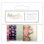 Banda adeziva decorativa washi, 4 benzi cu latimi diferite x 5m, Graphic Florals, Noteworthy thumbnail