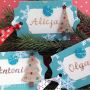 Strasuri/pietre adezive, fulgi de zapada, Ø 15mm, 15 buc/set, bleu, Dp Craft thumbnail