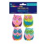 Forme decorative din fetru - bufnite 3D, autoadezive, 4 buc/set, Dp Craft thumbnail