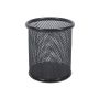 Suporturi pentru accesorii de birou - Suport instrumente de scris, rotund, plasa metalica, negru, Standard thumbnail