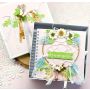 Album scrapbooking 20.5x20.5cm, coperti cartonate 3mm, 40 coli 200g/mp, alb, Dp Craft thumbnail