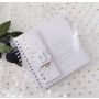Album scrapbooking 20.5x20.5cm, coperti cartonate 3mm, 40 coli 200g/mp, alb, Dp Craft thumbnail