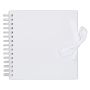 Album scrapbooking 20.5x20.5cm, coperti cartonate 3mm, 40 coli 200g/mp, alb, Papermania thumbnail