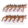 Figurine decorative din fetru - caprioara Bambi 3D, adezive, 6x4cm, 10 buc/set, Dp Craft thumbnail
