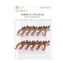Figurine decorative din fetru - caprioara Bambi 3D, adezive, 6x4cm, 10 buc/set, Dp Craft thumbnail