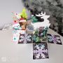 Figurine adezive din spuma/hartie gumata - fulgi de zapada cu sclipici, Ø 5cm, 12 buc/set, Dp Craft thumbnail