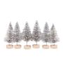 Braduti decorativi, 5cm, 6 buc/set, argintiu, Dp Craft thumbnail