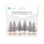 Braduti decorativi, 5cm, 6 buc/set, argintiu, Dp Craft thumbnail