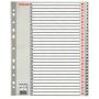 Separatoare din plastic A4 Maxi, index 1-31, gri, Esselte thumbnail