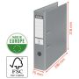 Bibliorafturi - Biblioraft plastifiat A4, 75mm, negru, Esselte Economy thumbnail