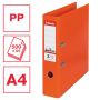 Bibliorafturi - Biblioraft plastifiat int-ext A4, 75mm, portocaliu, Esselte Standard No.1 thumbnail