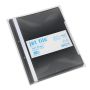 Dosare plastic & carton - Dosar plastic cu sina si perforatii, negru, Jetfile thumbnail