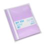 Dosare plastic & carton - Dosar plastic cu sina si perforatii, lila, Jetfile thumbnail