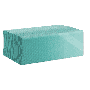 Hartie igienica, prosoape si servetele - Servetele pliate in Z Horeca, 23x25cm, 1 strat, 200 buc/pachet, verde thumbnail