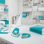 Clipboarduri - Clipboard A4, dublu, turcoaz metalizat, Leitz WOW thumbnail