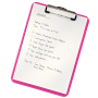 Clipboarduri - Clipboard A4, simplu, roz metalizat, Leitz WOW thumbnail