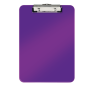 Clipboarduri - Clipboard A4, simplu, mov metalizat, Leitz WOW thumbnail