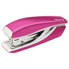 Capsator de birou, 10 coli, nr.10, metal, roz metalizat, Leitz WOW 5528