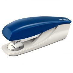 Capsator de birou, 30 coli, 24/6, plastic, albastru, Leitz 5500