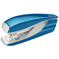 Capsator de birou, 30 coli, 24/6, metal, albastru metalizat, Leitz WOW 5502