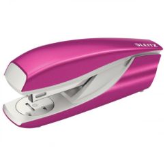 Capsator de birou, 30 coli, 24/6, metal, roz metalizat, Leitz WOW 5502