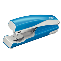 Capsator de birou, 30 coli, 24/6, metal, albastru deschis, Leitz 5502