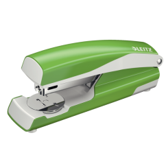 Capsator de birou, 30 coli, 24/6, metal, verde deschis, Leitz 5502