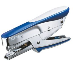 Capsator tip cleste, 15 coli, nr.10, metal, albastru/argintiu, Leitz 5545