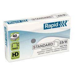 Capse, 40 coli, 23/8, 1000 buc/cutie, Rapid Standard