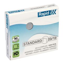Capse, 90 coli, 23/12, 1000 buc/cutie, Rapid Standard